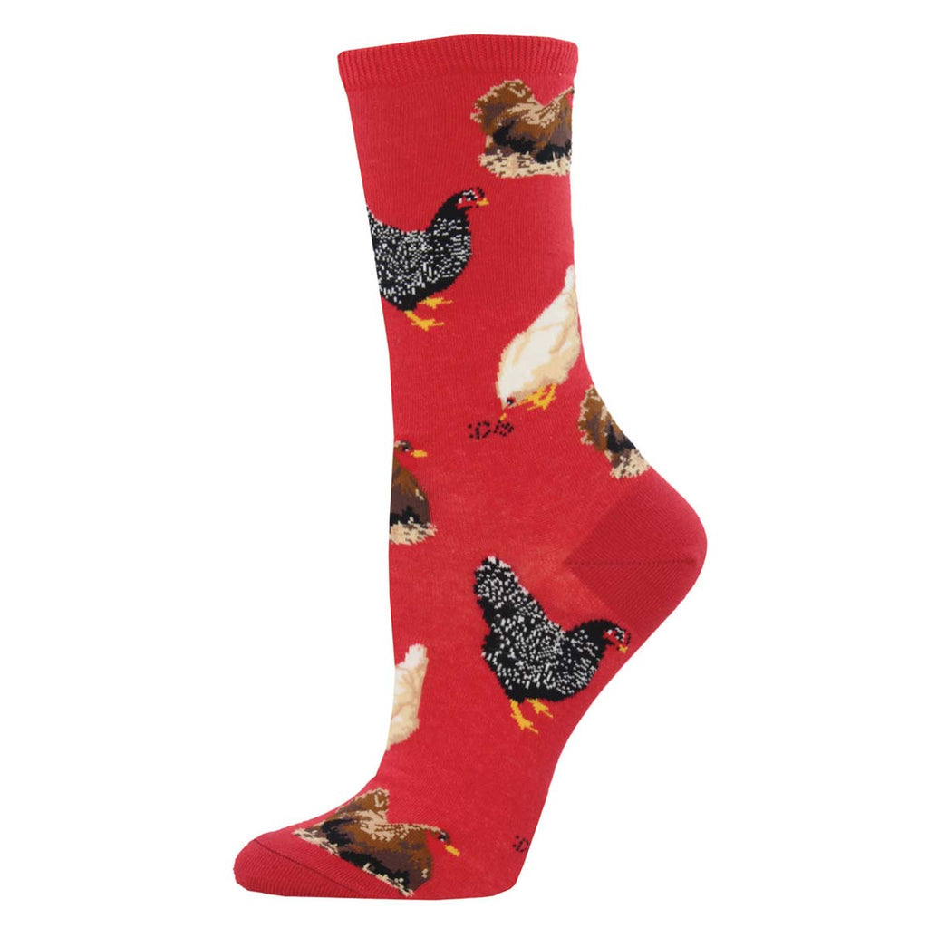 HEN HOUSE CREW SOCK-RED - Kingfisher Road - Online Boutique