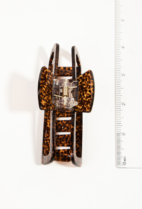PATTERNED RECTANGLE HAIR CLIP - Kingfisher Road - Online Boutique