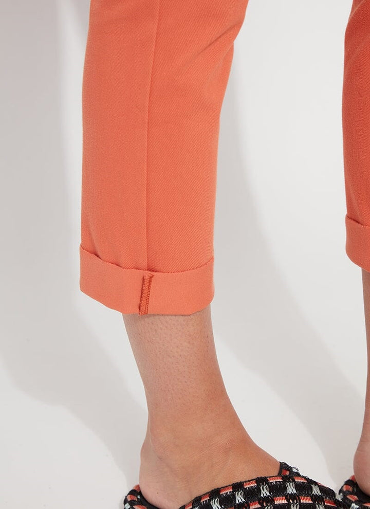 EMMY TOOTHPICK STRAIGHT LEG-VIBRANT APRICOT - Kingfisher Road - Online Boutique