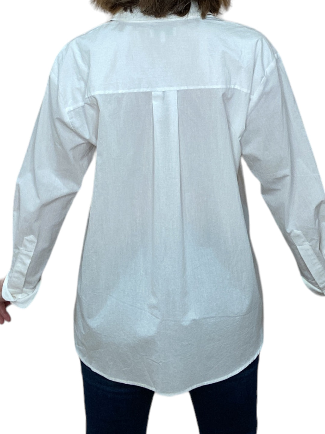 OVERSIZED BUTTON DOWN-WHITE - Kingfisher Road - Online Boutique