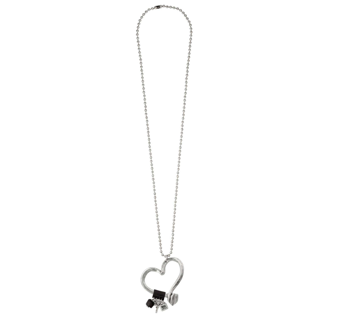 FLECHAZO NECKLACE-SILVER - Kingfisher Road - Online Boutique