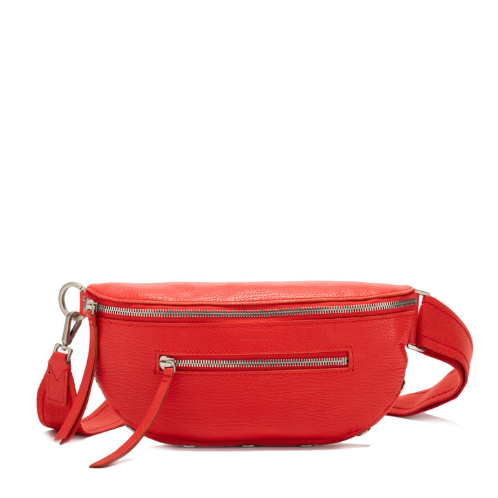 CHARLES CROSSBODY - LIGHTHOUSE RED/SILVER