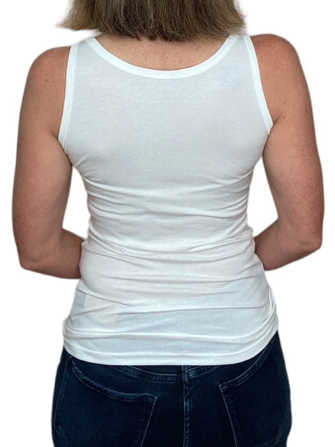 DIANA JERSEY TANK-CREAM - Kingfisher Road - Online Boutique