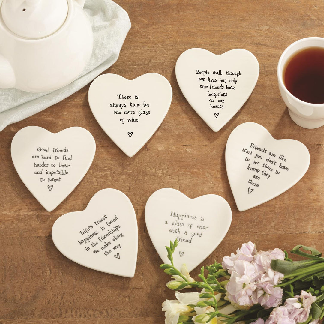 HEART SHAPED COASTER - Kingfisher Road - Online Boutique