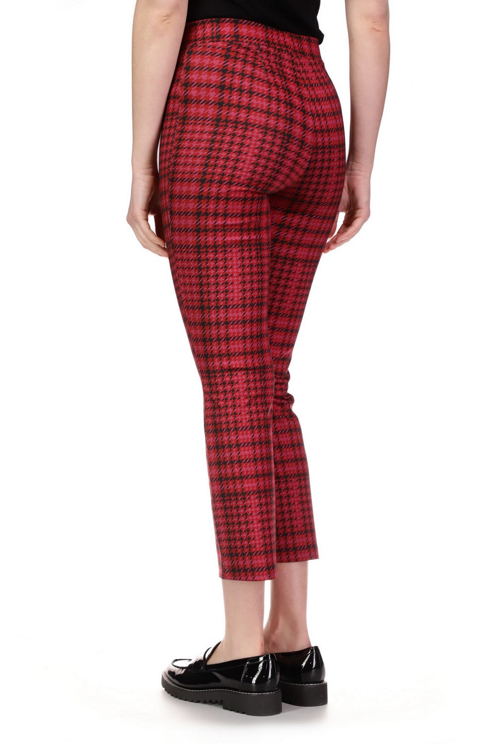 CARNABY KICK CROP - PINK GLEN PLAID - Kingfisher Road - Online Boutique