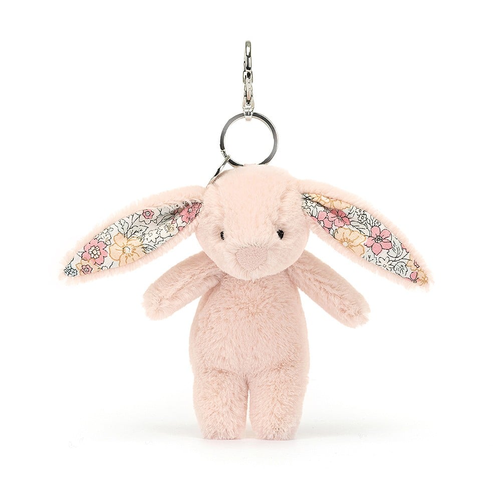 BLOSSOM BLUSH BUNNY BAG CHARM - Kingfisher Road - Online Boutique