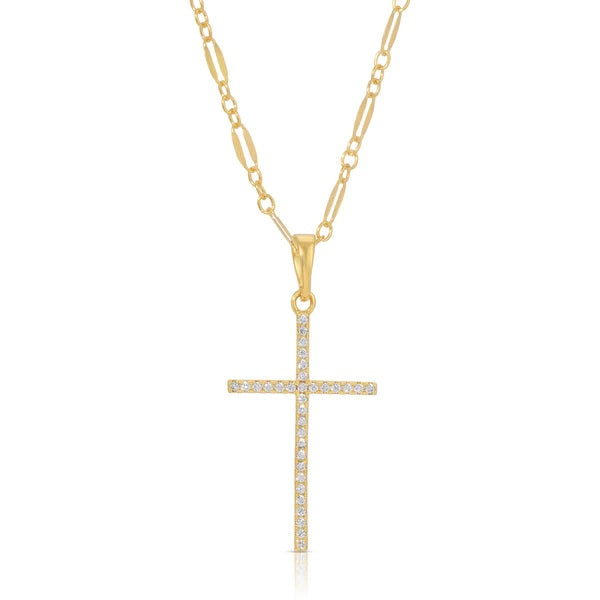 WHISPER CROSS NECKLACE-WHITE - Kingfisher Road - Online Boutique