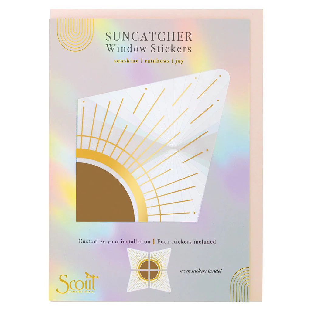 SUNCATCHER WINDOW STICKERS-SUNSHINE - Kingfisher Road - Online Boutique