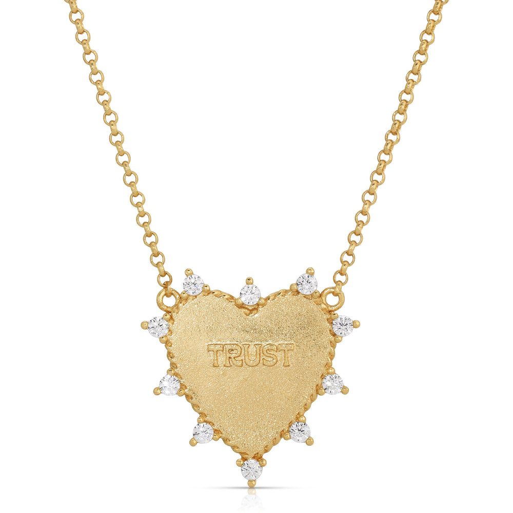 HEART OF TRUST NECKLACE-GOLD - Kingfisher Road - Online Boutique