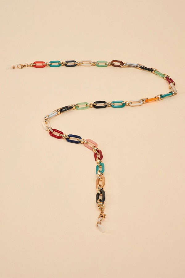 RAINBOW LOOP SUNGLASSES CHAINS-MULTI - Kingfisher Road - Online Boutique