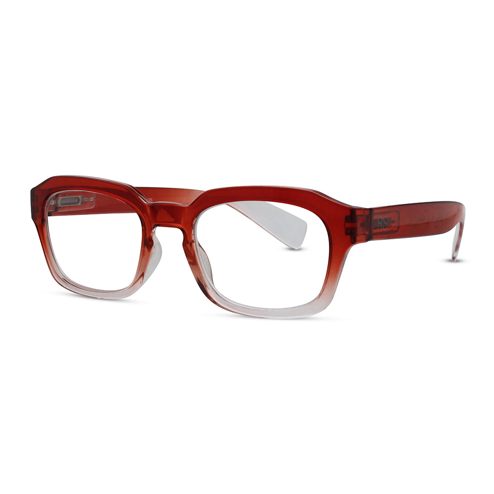 SQUARE RED/CLEAR OMBRE - Kingfisher Road - Online Boutique