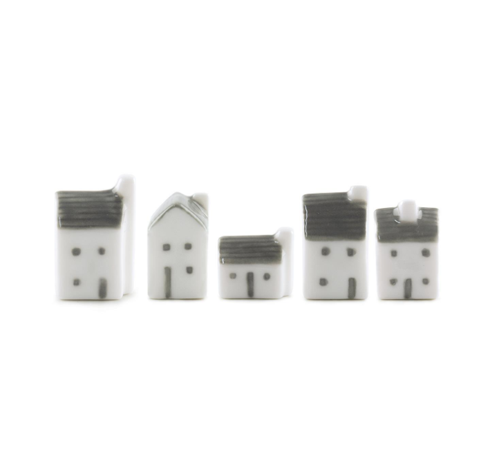 PORCELAIN STREET HOUSE SET IN GIFT BOX - Kingfisher Road - Online Boutique