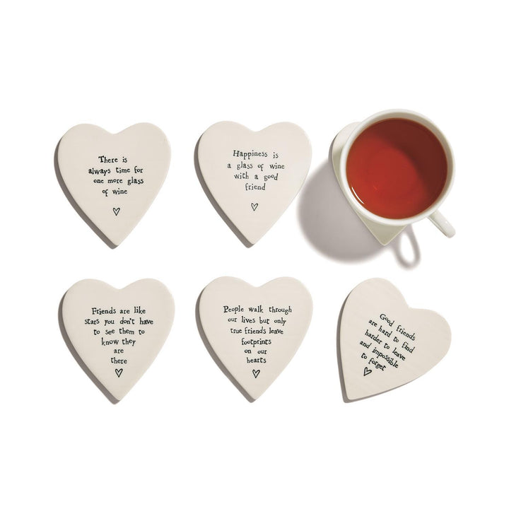 HEART SHAPED COASTER - Kingfisher Road - Online Boutique