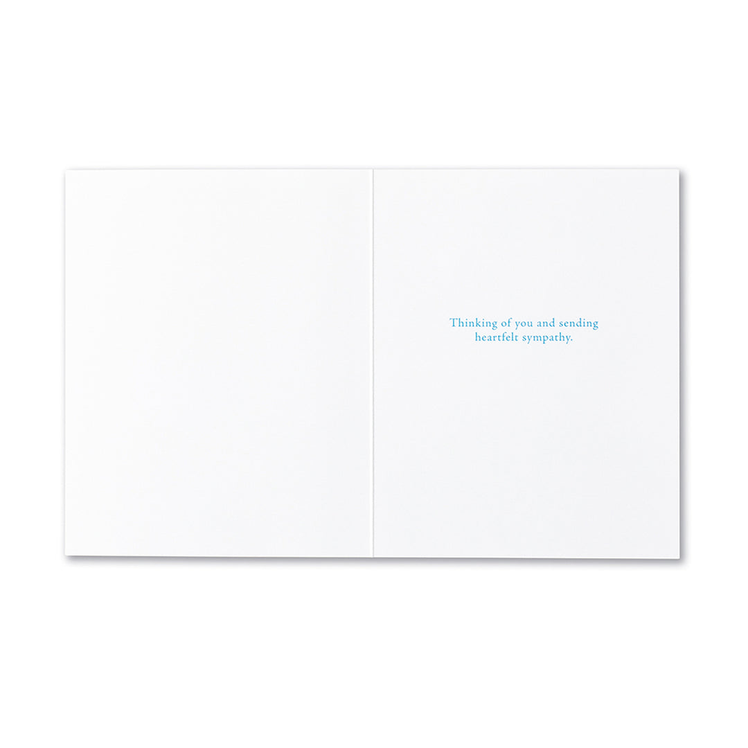 "What the heart remembers most..." Sympathy Card - Kingfisher Road - Online Boutique