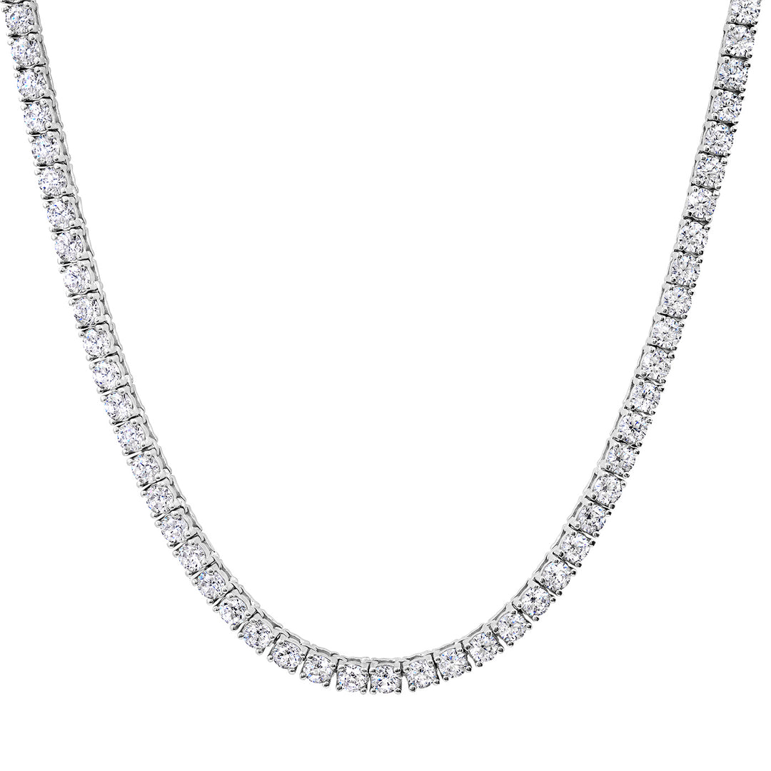 CZ TENNIS NECKLACE 3MM-CLEAR - Kingfisher Road - Online Boutique