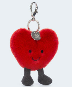 AMUSEABLE HEART BAG CHARM - Kingfisher Road - Online Boutique