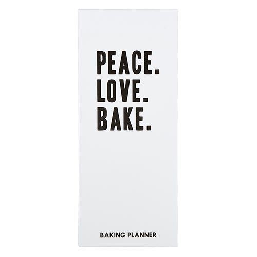 PEACE LOVE BAKE BAKING PLANNER - Kingfisher Road - Online Boutique