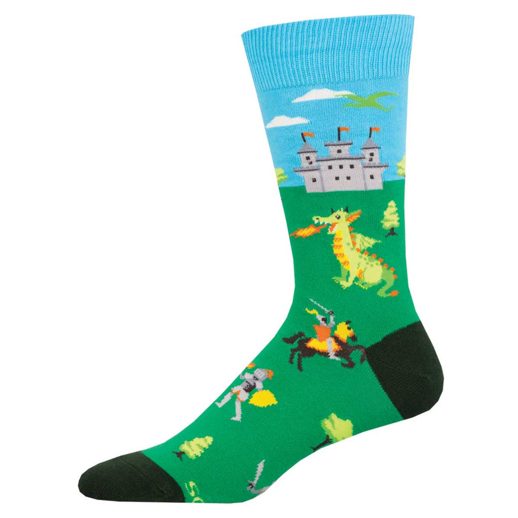 JUST SLAY CREW SOCKS-GREEN - Kingfisher Road - Online Boutique