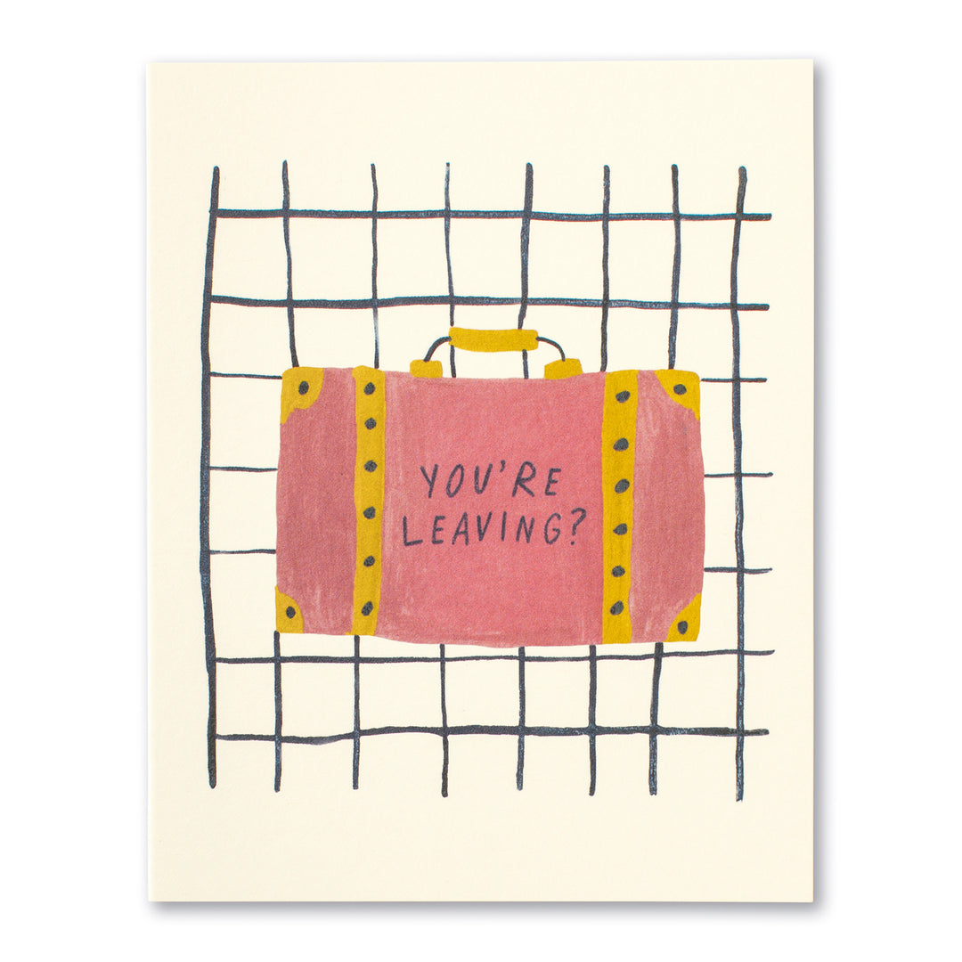 "You're Leaving" Goodbye Card - Kingfisher Road - Online Boutique