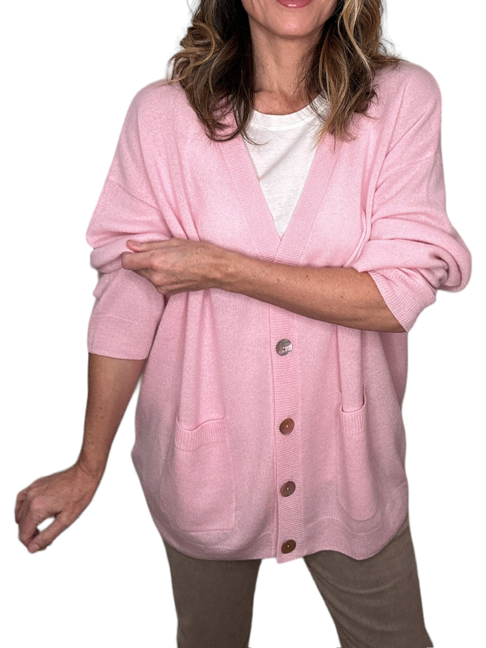 CANGGU OVERSIZED CARDIGAN-CANDY FLOSS - Kingfisher Road - Online Boutique