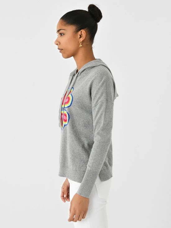 HOODIE SWEATER-HEATHER - Kingfisher Road - Online Boutique