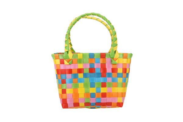 COLORFUL WOVEN BASKET - Kingfisher Road - Online Boutique