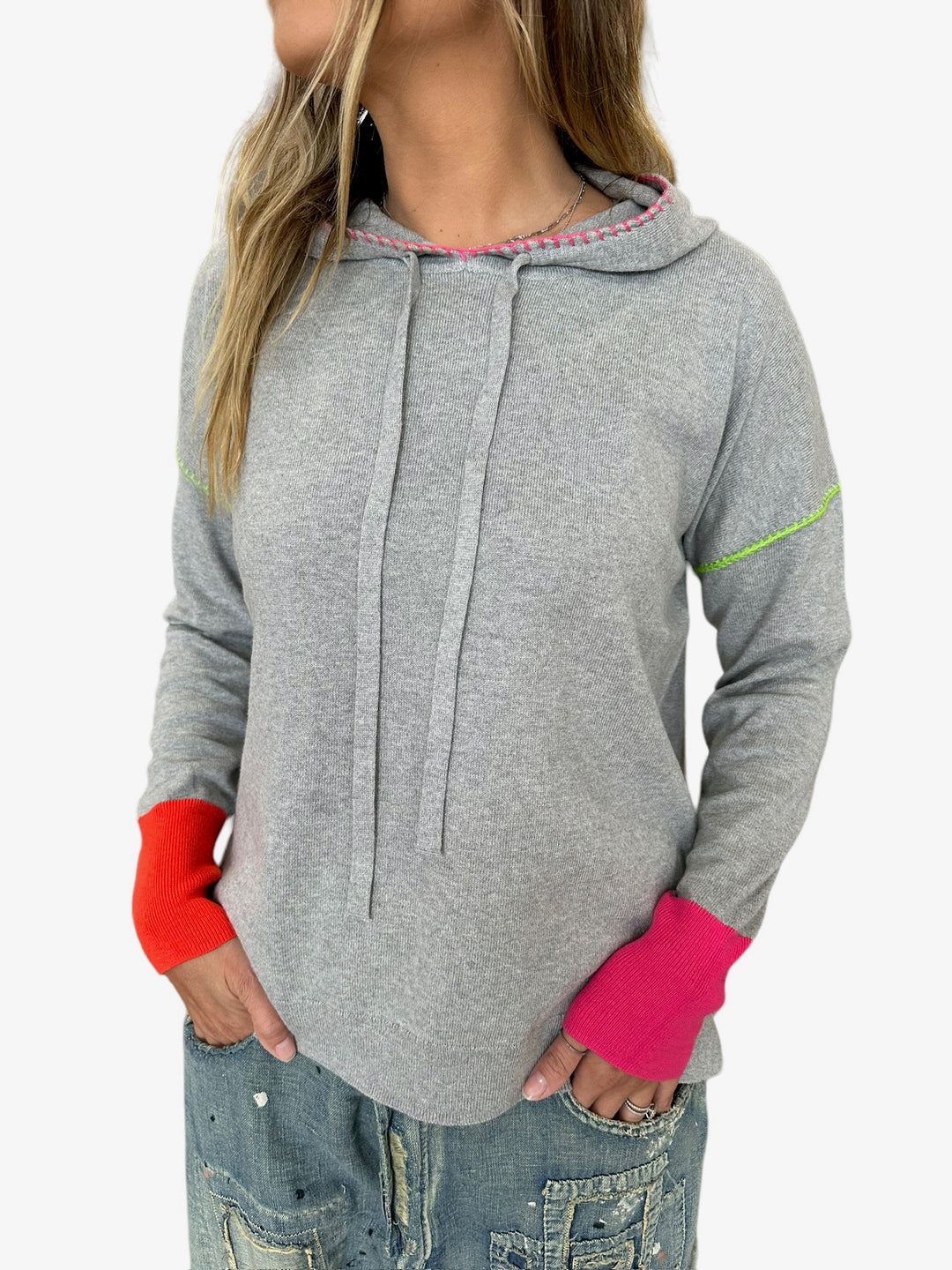 WHIPSTITCH HOODIE - HEATHER - Kingfisher Road - Online Boutique