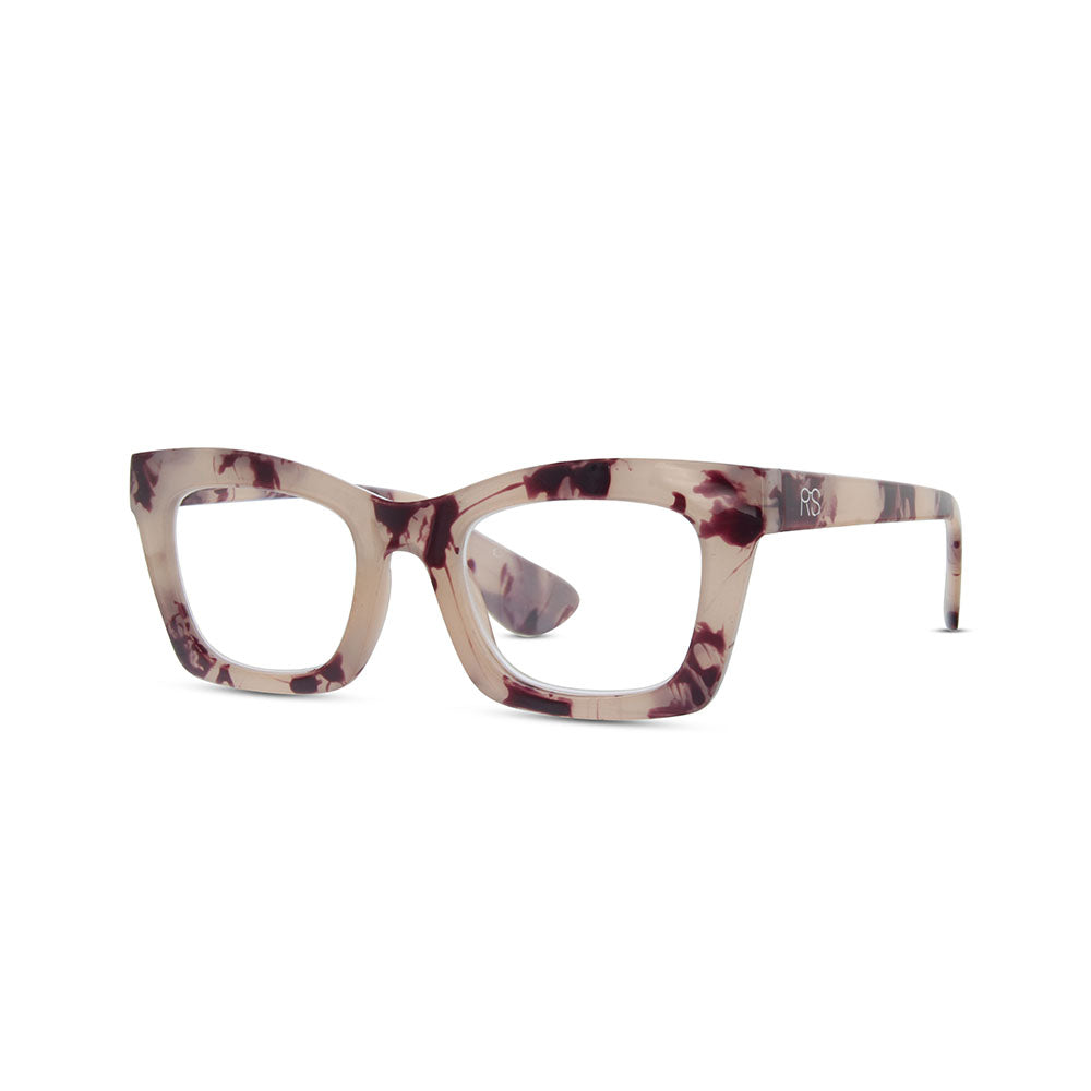 OVERSIZED SQUARE READERS-PINK/MAROON - Kingfisher Road - Online Boutique