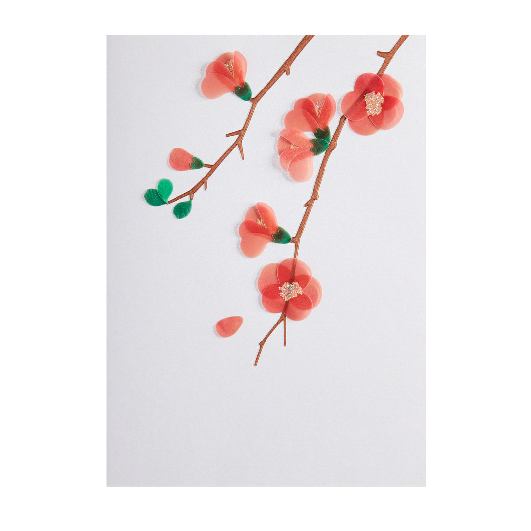 VELLUM QUINCE BRANCHES BLANK - Kingfisher Road - Online Boutique