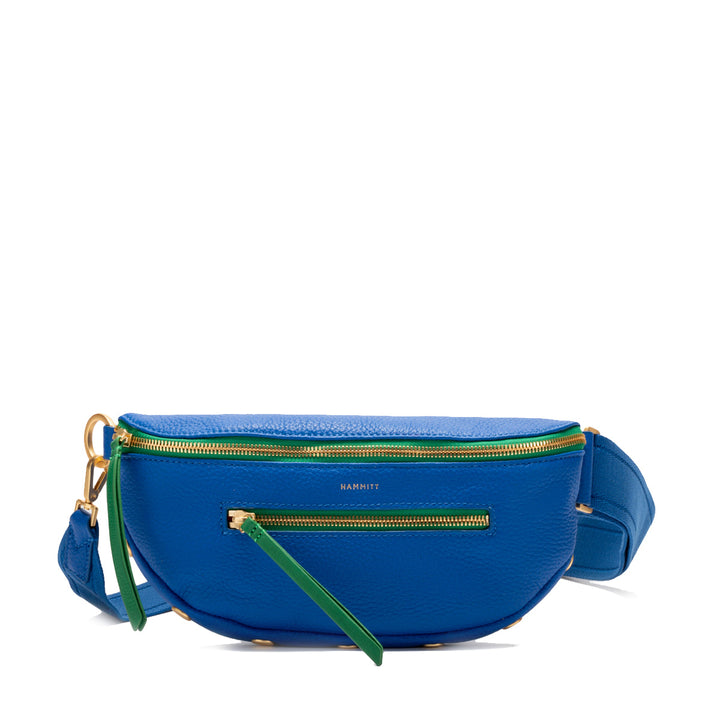 CHARLES CROSSBODY-AVENUE BLUE/BRUSHED GOLD - Kingfisher Road - Online Boutique