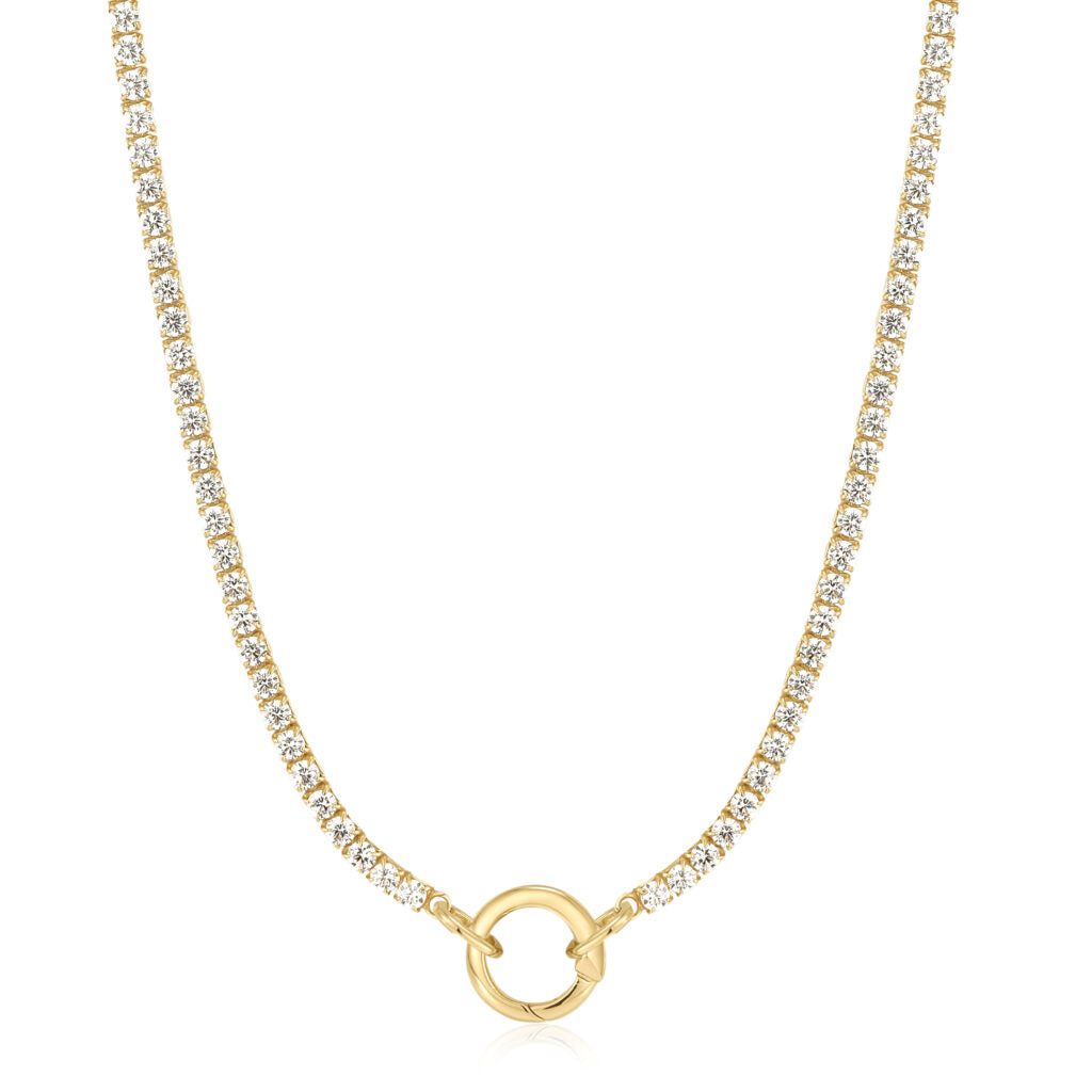 SPARKLE CHARM CONNECTOR NECKLACE-GOLD - Kingfisher Road - Online Boutique