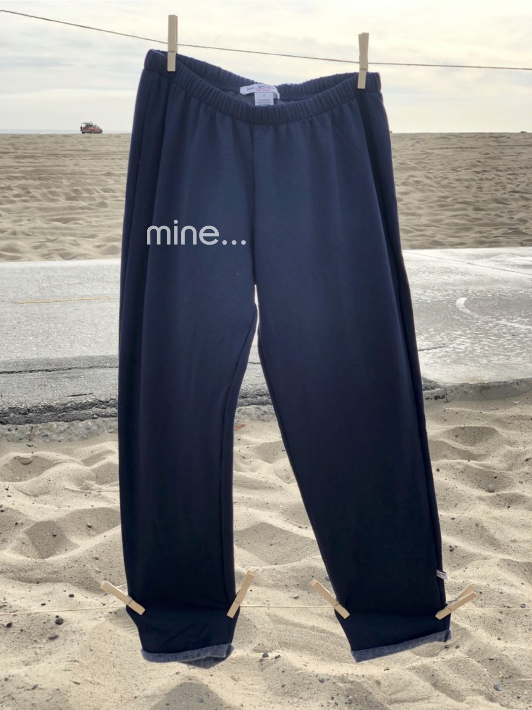 Navy Branded Sweatpants - Kingfisher Road - Online Boutique