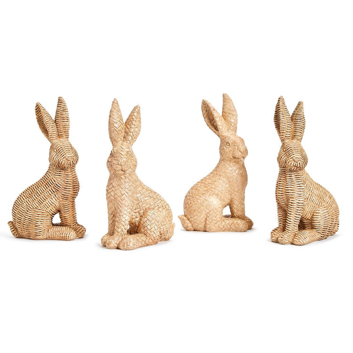 RATTAN WEAVE PATTERN EASTER BUNNIES - Kingfisher Road - Online Boutique