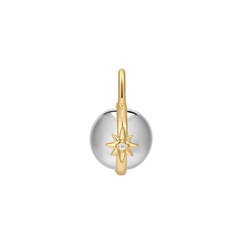 TWO TONE CELESTIAL SPHERE CHARM - Kingfisher Road - Online Boutique