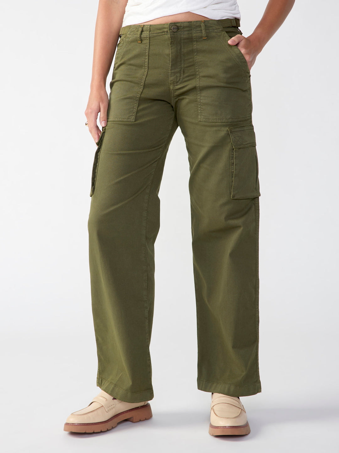 REISSUE CARGO - MOSSY GREEN - Kingfisher Road - Online Boutique