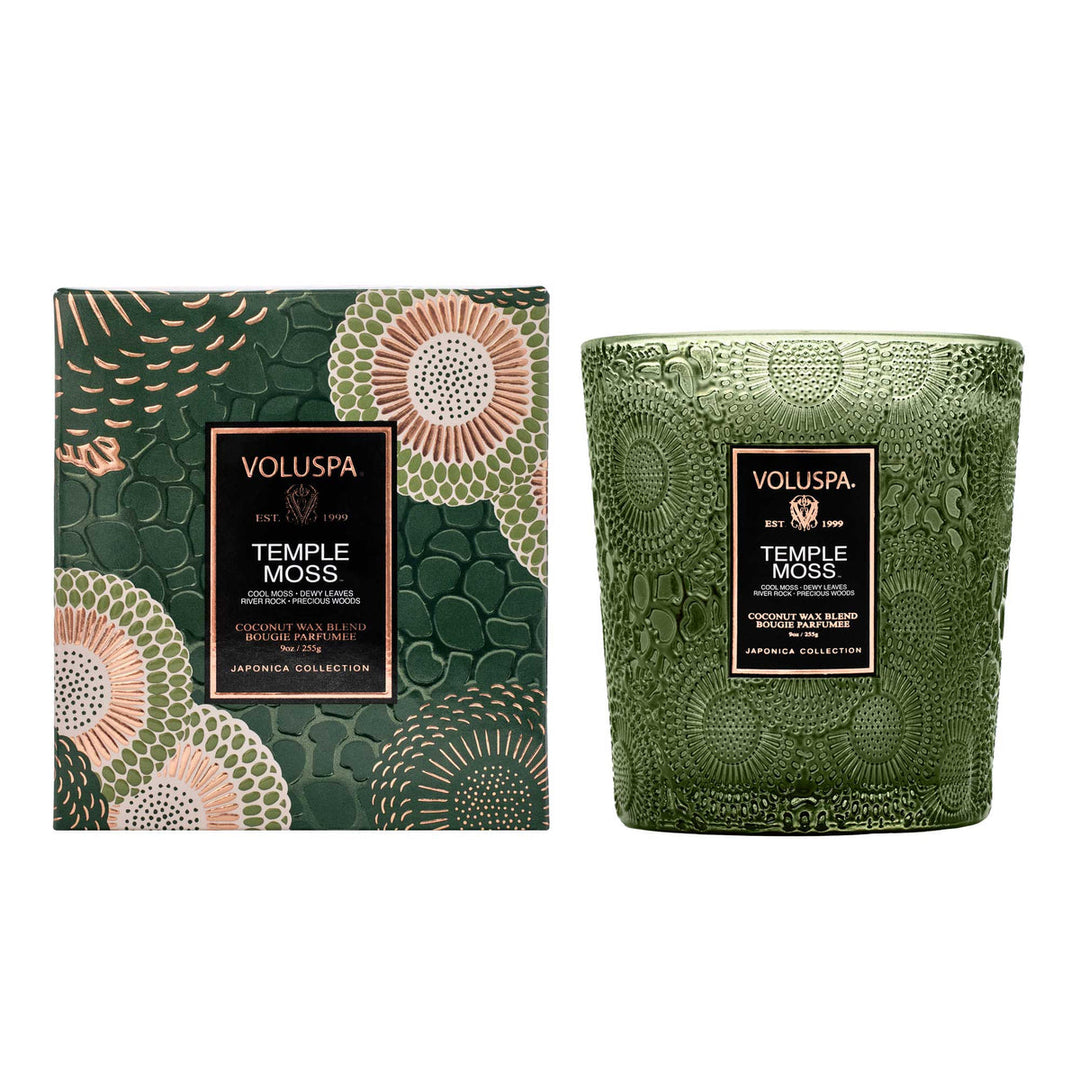 TEMPLE MOSS CLASSIC CANDLE - Kingfisher Road - Online Boutique