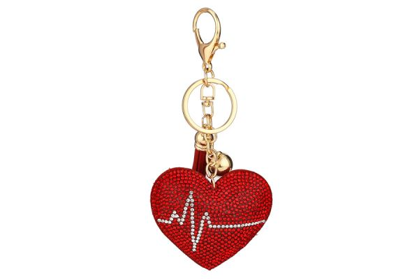 HEARTBEAT KEYCHAIN - Kingfisher Road - Online Boutique