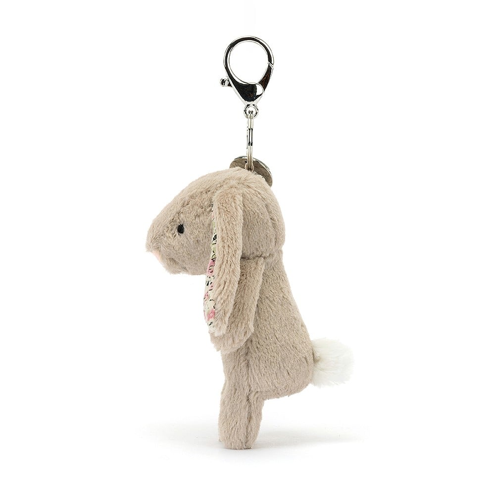 BLOSSOM BEIGE BUNNY BAG CHARM - Kingfisher Road - Online Boutique