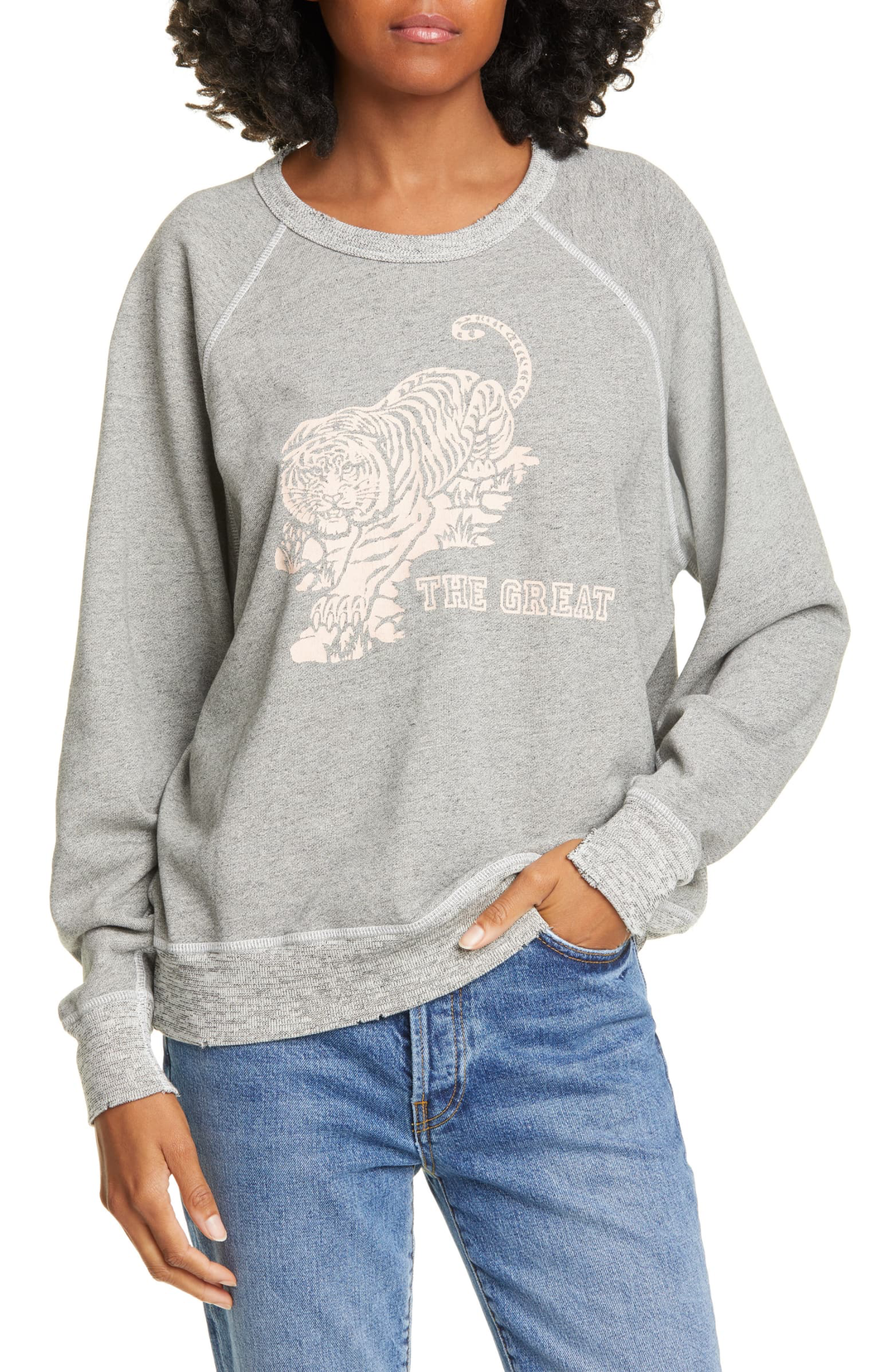 Tiger College Sweatshirt - Kingfisher Road - Online Boutique