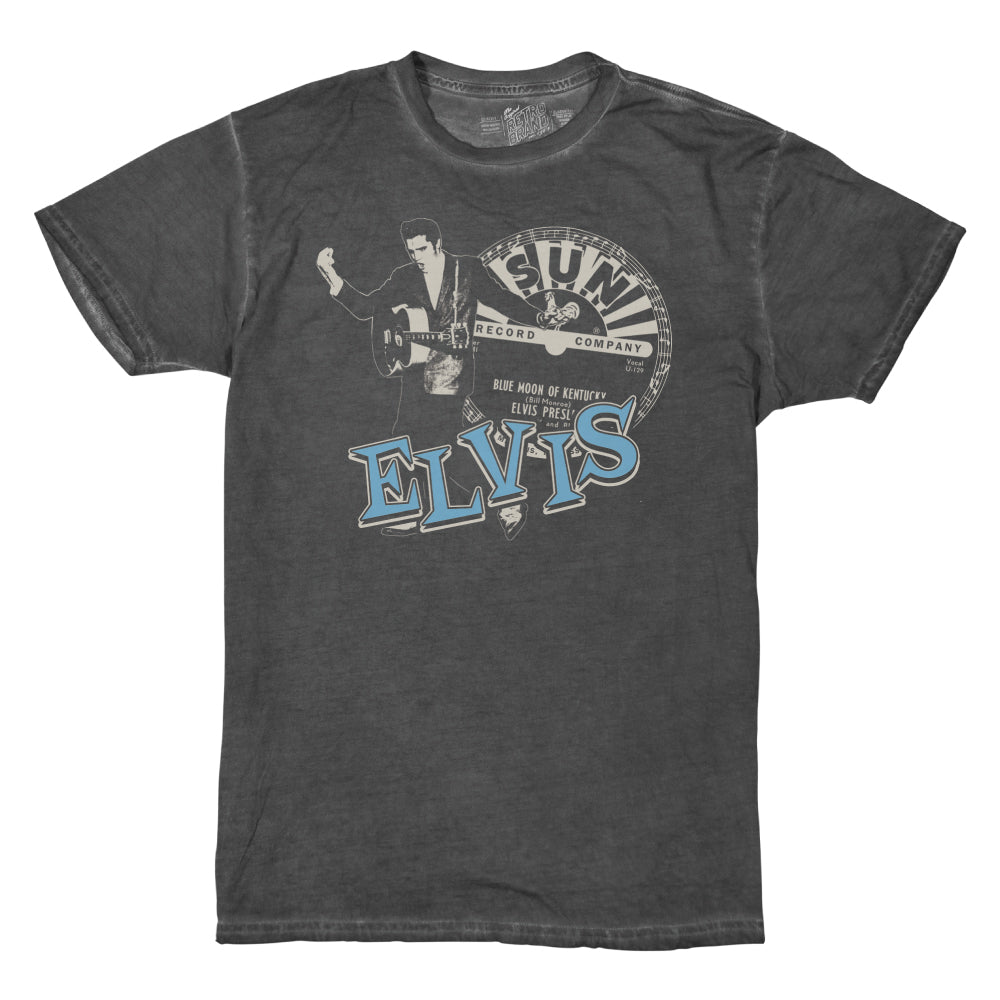 ELVIS X SUN RECORDS TEE-CHARCOAL - Kingfisher Road - Online Boutique