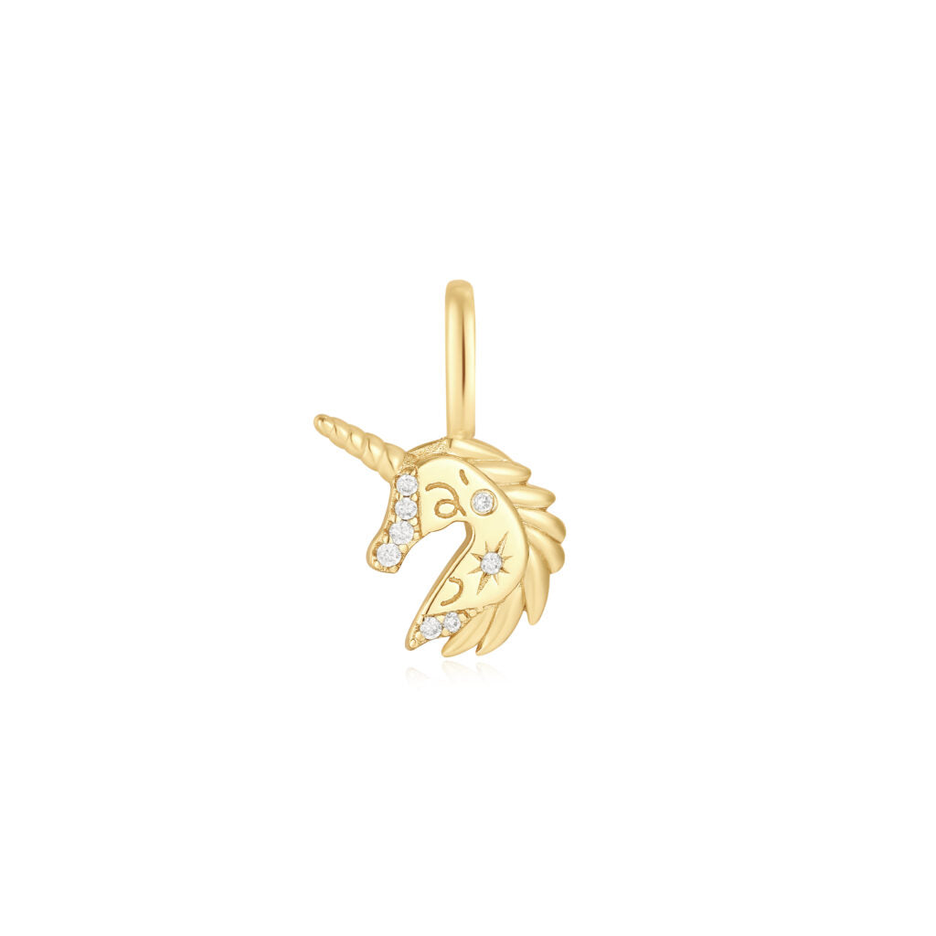 UNICORN CHARM-GOLD - Kingfisher Road - Online Boutique