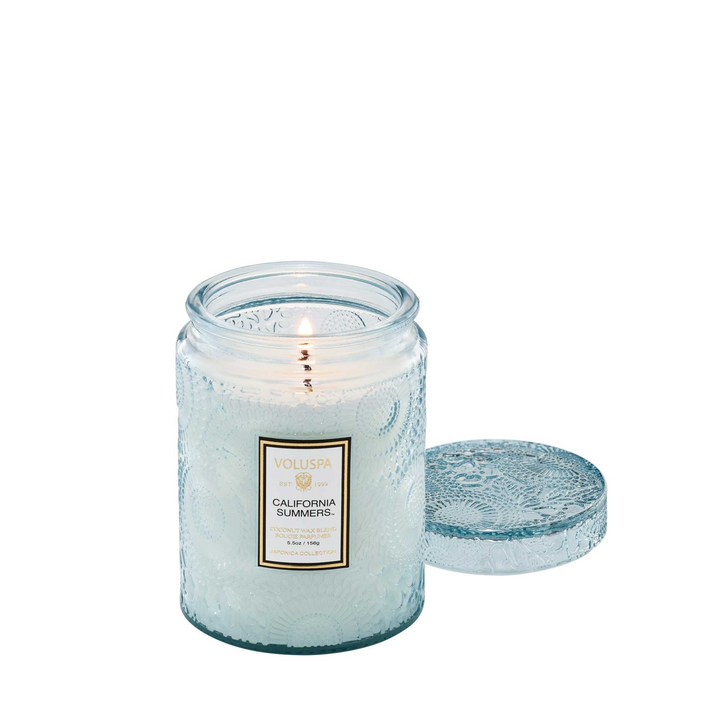 CALIFORNIA SUMMERS SMALL JAR CANDLE - Kingfisher Road - Online Boutique