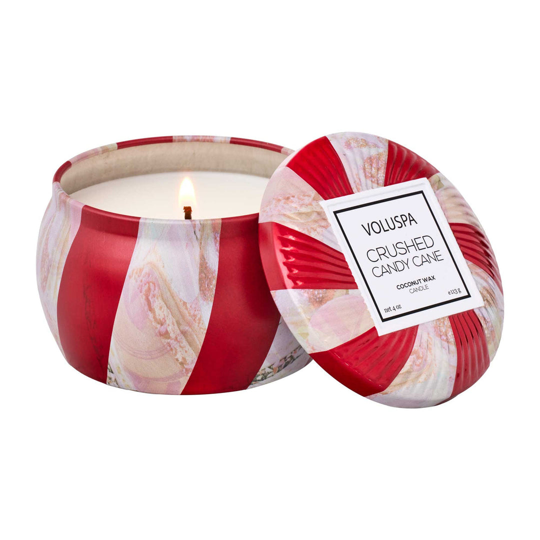 CRUSHED CANDY CANE MINI TIN - Kingfisher Road - Online Boutique