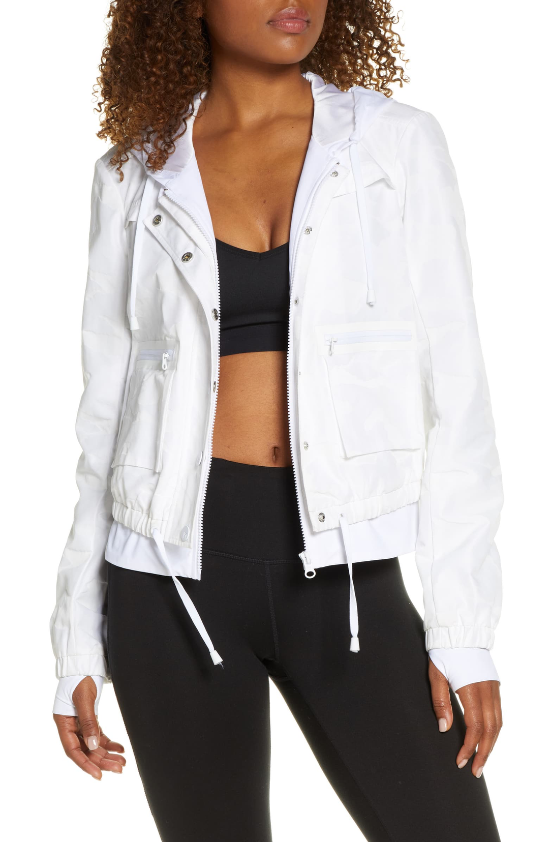White Camo Skyfall Aviator Jacket - Kingfisher Road - Online Boutique
