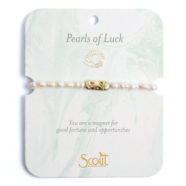 PEARL AFFIRMATION BRACELET-GOLD