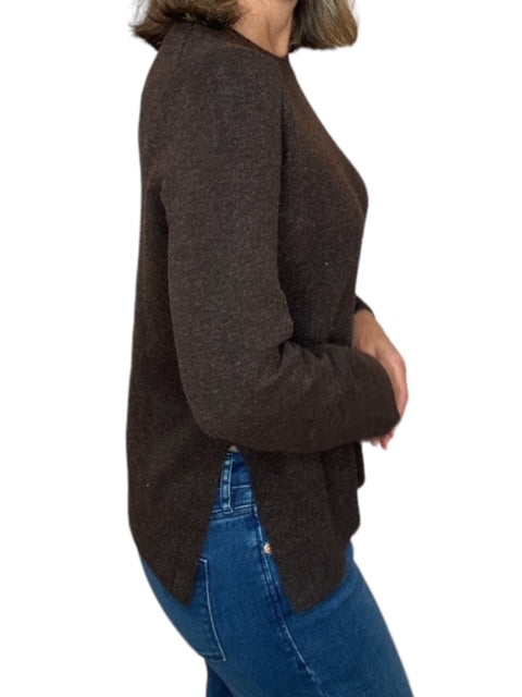 IMOGEN CREW NECK SWEATER-JAVA