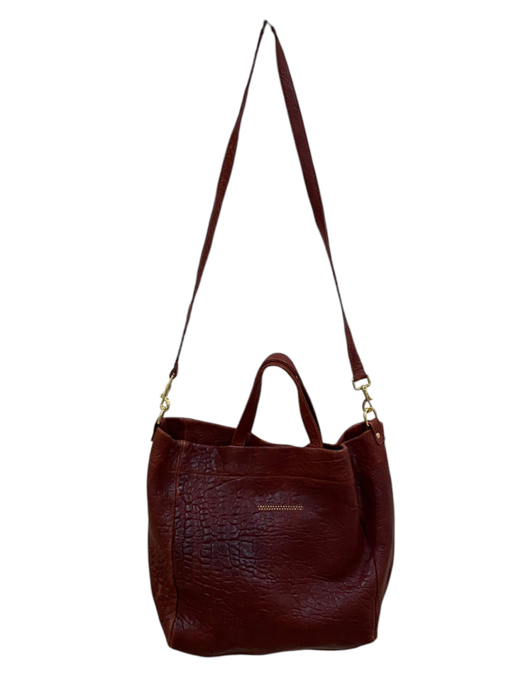 RAQUEL BUBBLY TOTE-BORDEAUX