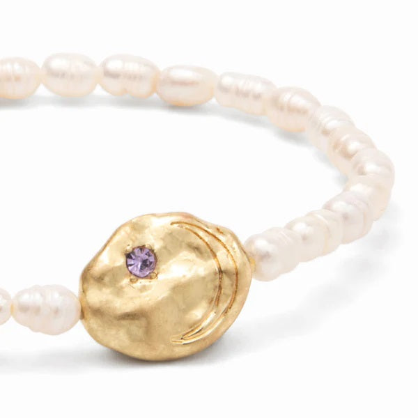 PEARL AFFIRMATION BRACELET-GOLD