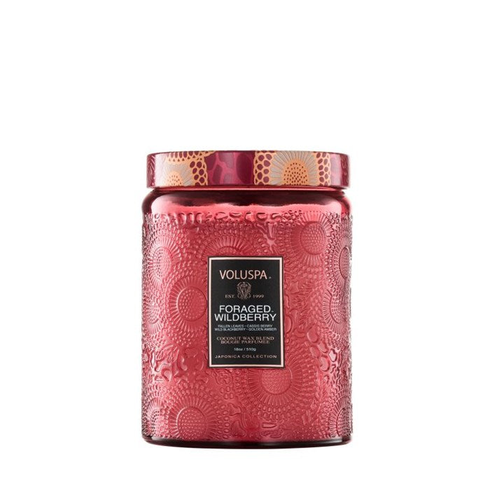 FORAGED WILDBERRY LARGE JAR CANDLE - Kingfisher Road - Online Boutique