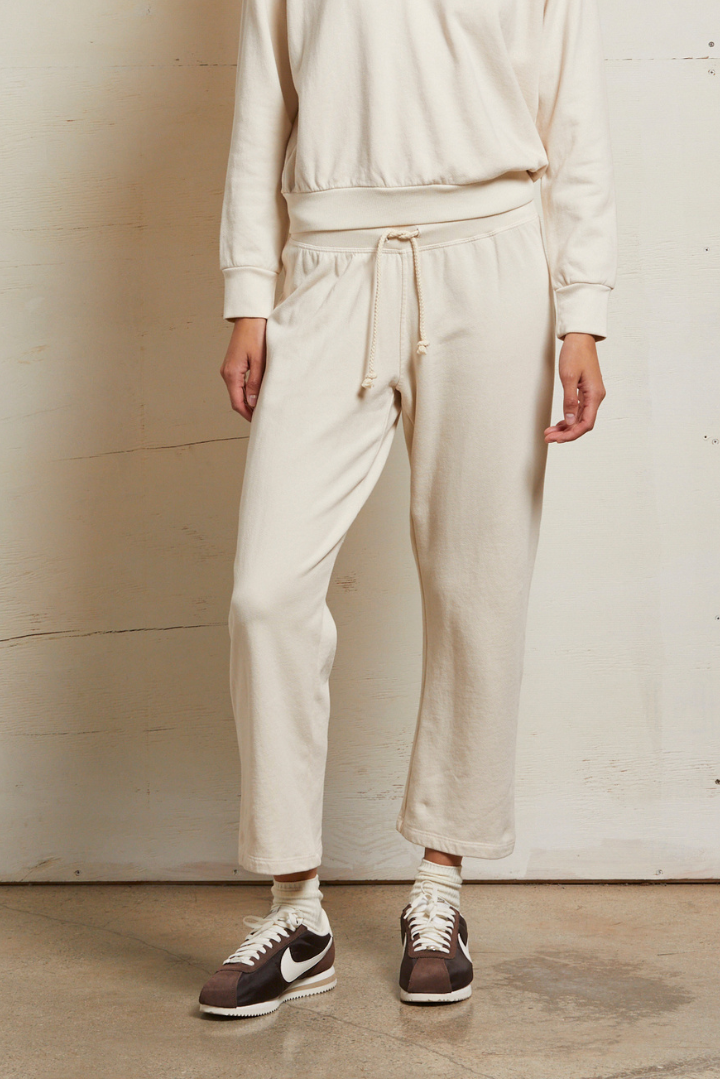 JAMAICA BEACH FLEECE PANT-SUGAR - Kingfisher Road - Online Boutique